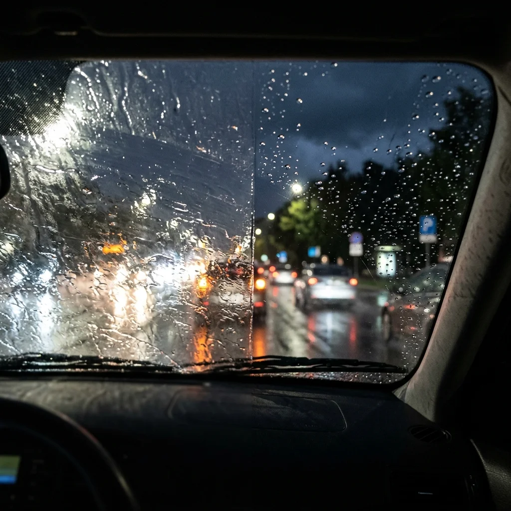 Visibilitas Buruk Saat Hujan Malam Hari? Solusi Ampuh Hilangkan Jamur Kaca & Efek Glare